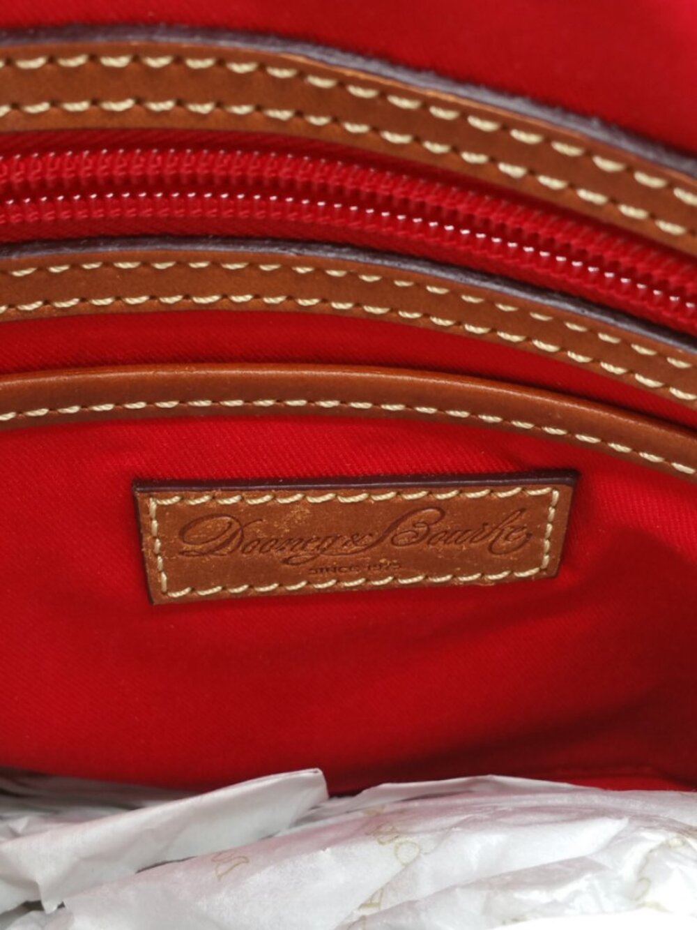 Dooney & Bourke Plumes Luna Blue Coated Cotton Large Hobo Bag - NEW - Picture 5 of 6
